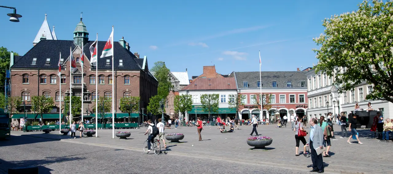 Stortorget i centrala Lund