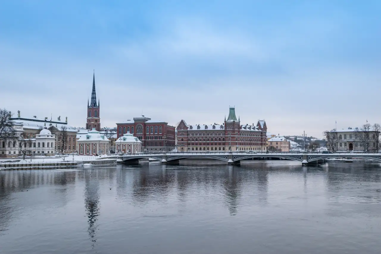Vy över Gamla stan i Stockholm